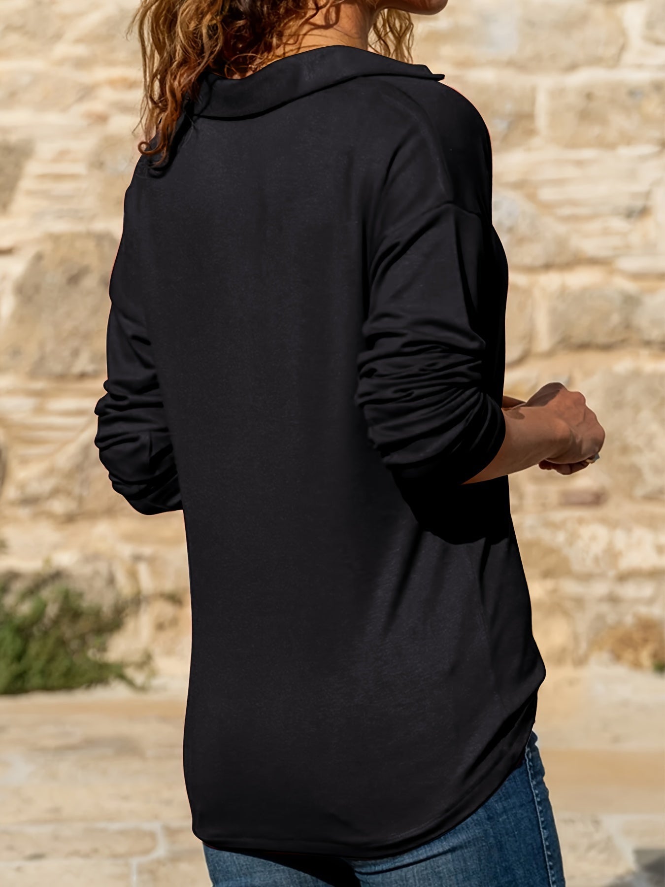 Sandra | Chic Long-Sleeved Top