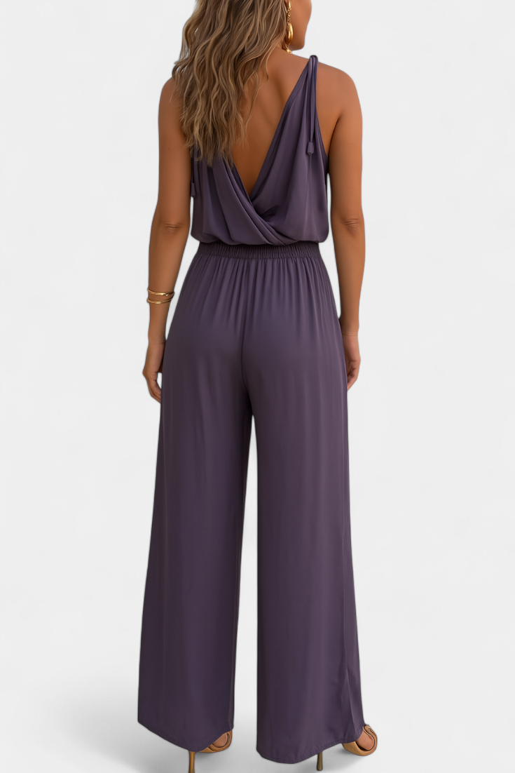 Heather | Unique Mono with Golden Details and Open Leg