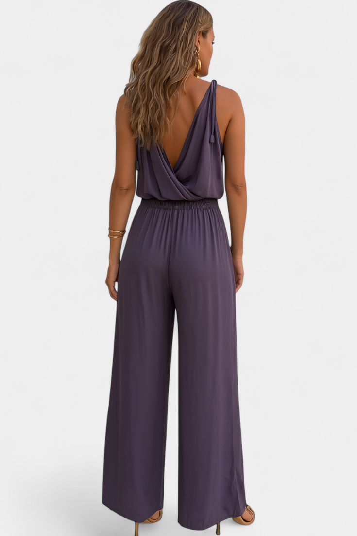 Heather | Unique Mono with Golden Details and Open Leg