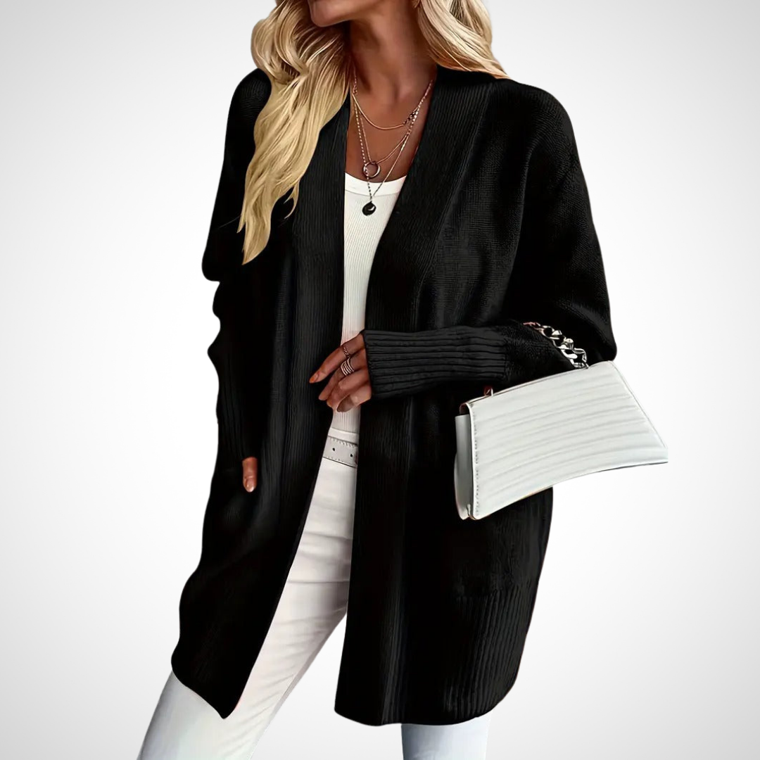 Heather | Open-Front Knit Cardigan for Women