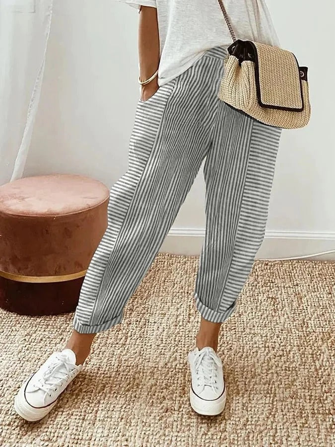 Lacey | Striped Trousers Lore