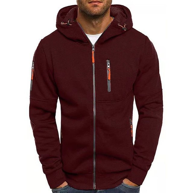 Isaac | Hooded Zip-Up Jacket