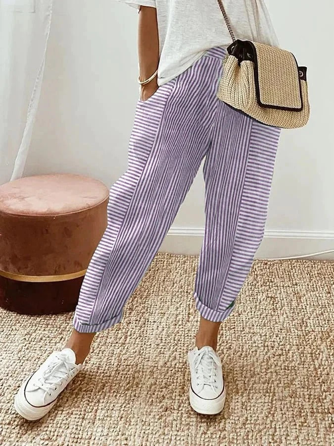 Lacey | Striped Trousers Lore