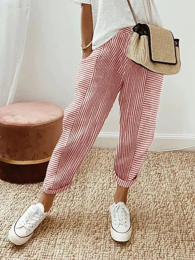 Lacey | Striped Trousers Lore