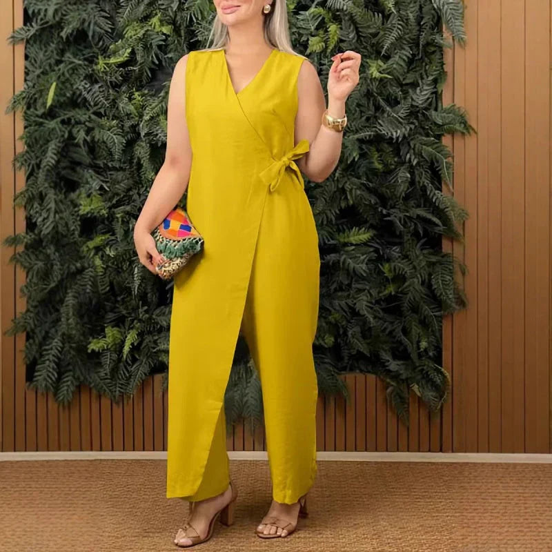 Mackenzie | Elegant V-Neck Jumpsuit