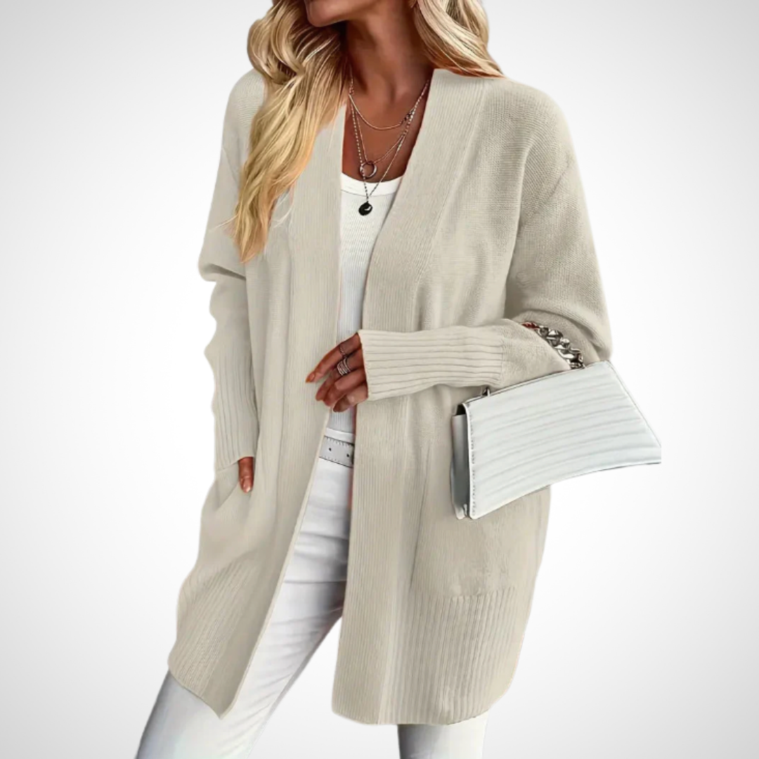Heather | Open-Front Knit Cardigan for Women