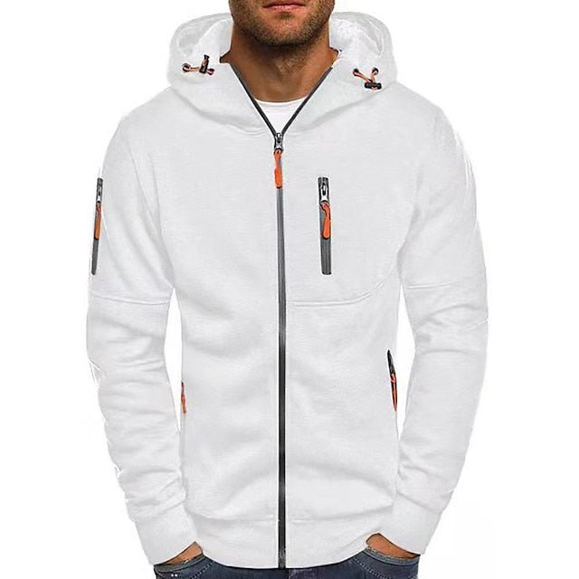 Isaac | Hooded Zip-Up Jacket