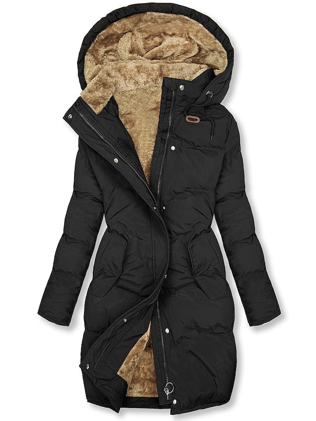 Gail | Long Hooded Puffer Jacket