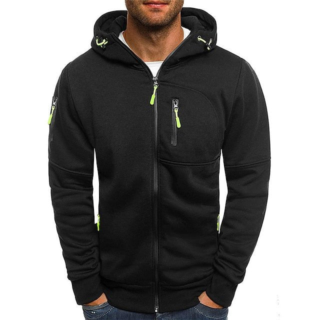 Isaac | Hooded Zip-Up Jacket