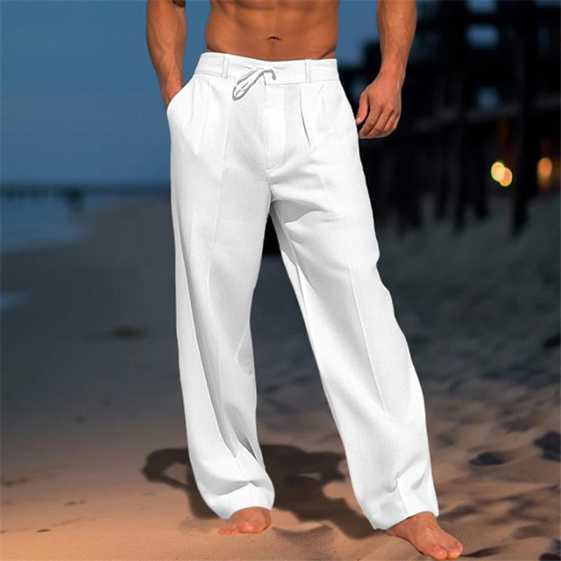 Archer | Plain Linen Trousers