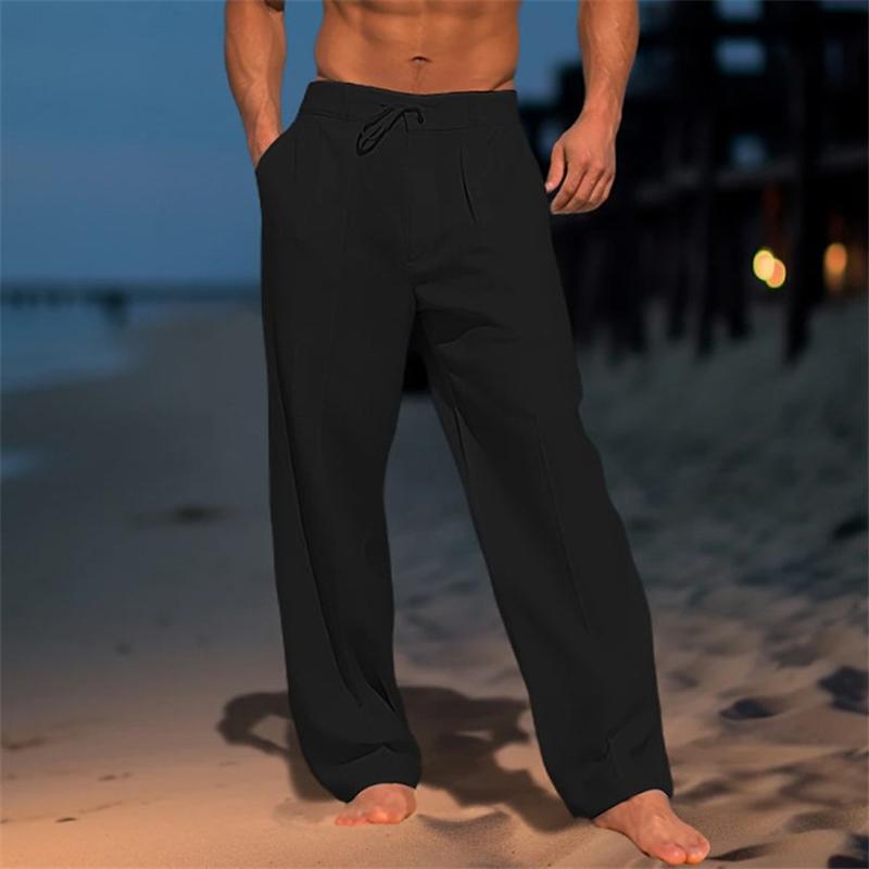 Archer | Plain Linen Trousers
