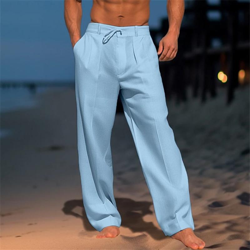 Archer | Plain Linen Trousers