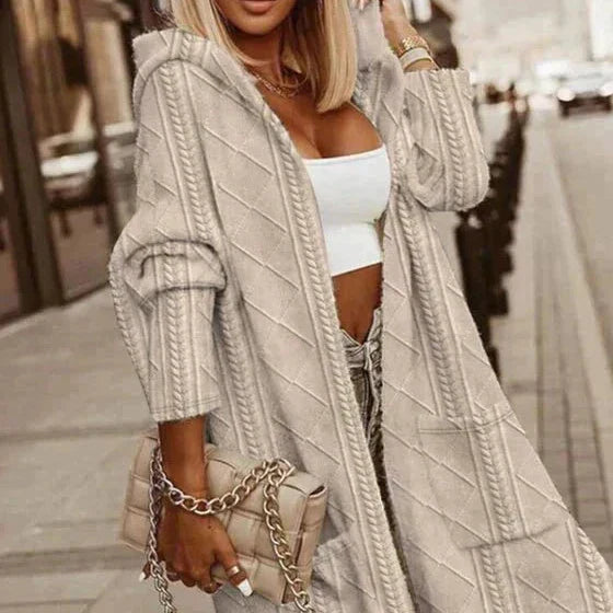 Jasmine | Extended Length Hooded Cardigan