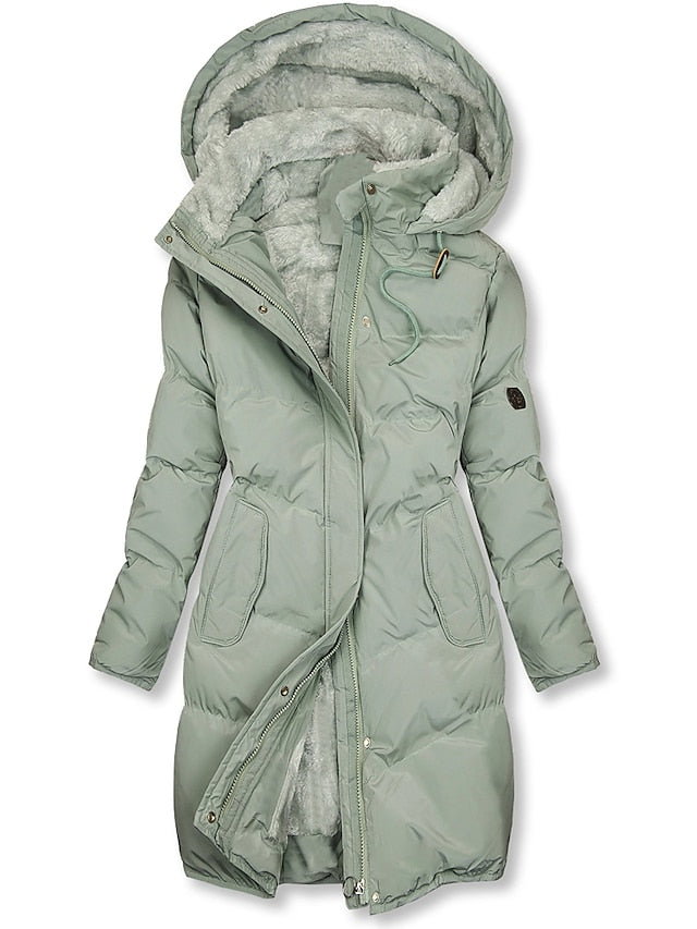 Gail | Long Hooded Puffer Jacket