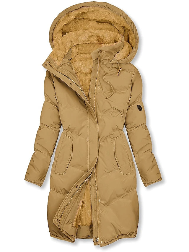 Gail | Long Hooded Puffer Jacket