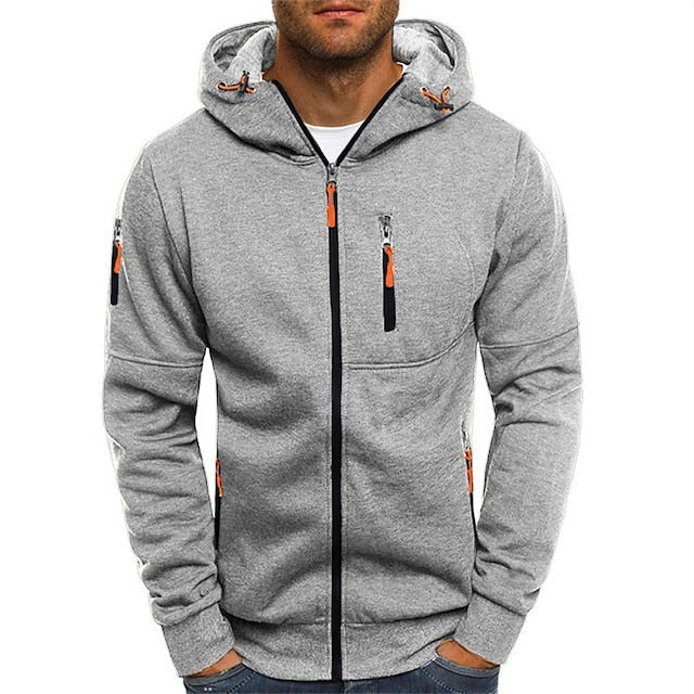 Isaac | Hooded Zip-Up Jacket