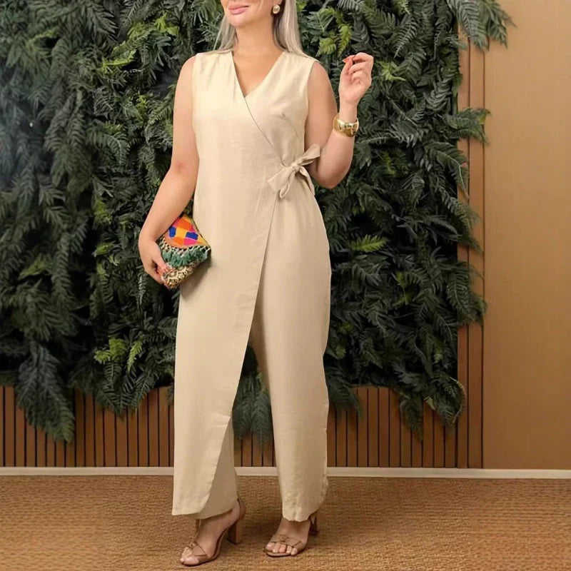 Mackenzie | Elegant V-Neck Jumpsuit